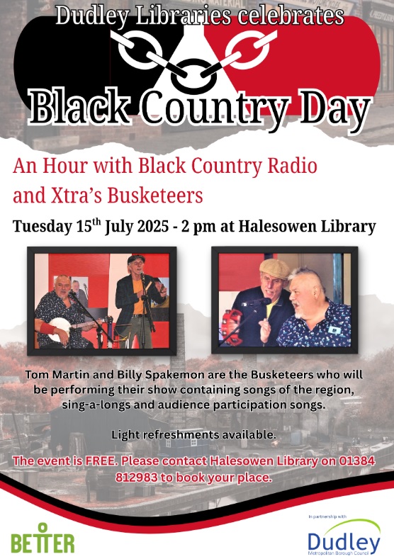 Halesowen Library - An Hour with Black Country Radio and Xtra's Busketeers